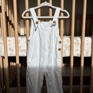 Habitual White Kids One Piece Bodysuit with Gold Buttons